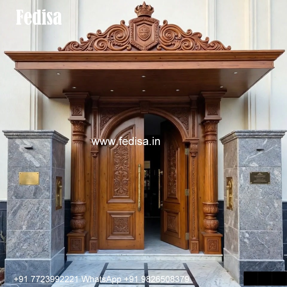 Wooden Main Door Designs Indian Style, Wooden Glass Door Design | Maindoor Design And Models Ideas In 2026