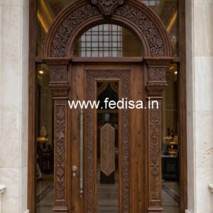 Glass Door Design, Wooden Round Single Door Design | Maindoor Design And Models Ideas In 2026