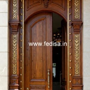 Wooden Main Door Design, Glass Door Designs With Wooden Frame | Maindoor Design And Models Ideas In 2026
