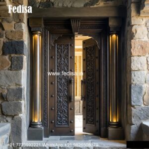 Wooden Door Design For Home, Main Door Wall Panelling Design | Maindoor Design And Models Ideas In 2026