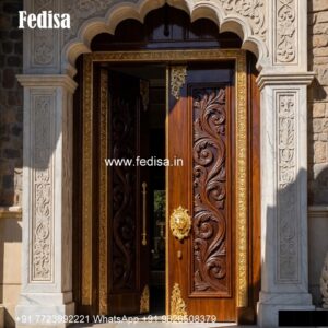 New Door Design, Main Door Vinayagar Design | Wooden Door Design 2026