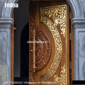 Double Door Designs For Main Door, Safety Grill Design For Main Door | Wooden Door Design 2026