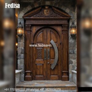 Door Design 2140, Main Door Safety Grill | Wooden Door Design 2026
