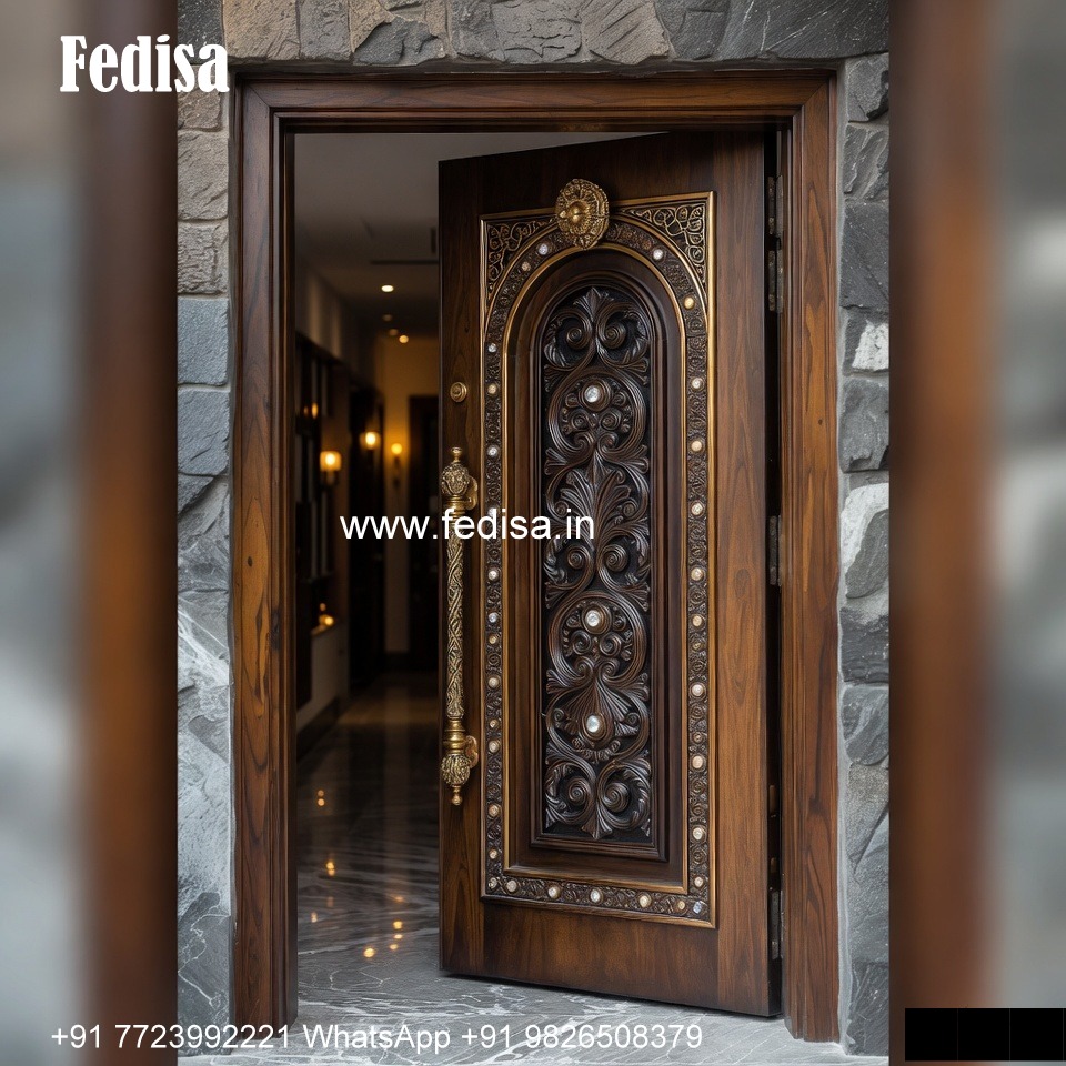 Door Design 2144, Glass Design For House Front | Wooden Door Design 2026