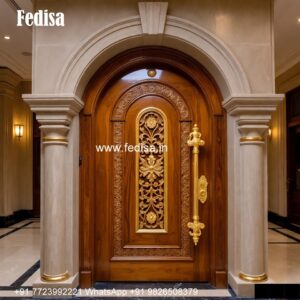 Door Design 2146, Home God Room Door Design | Wooden Door Design 2026