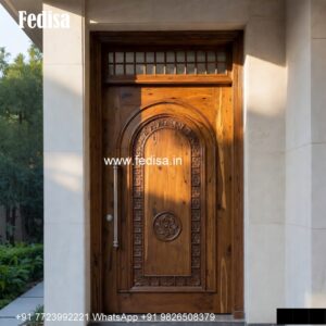 Wooden Door Designs For Main Door, Door Railing Design | Wooden Door Design 2026