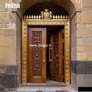 Door Design 2168, Safety Door Ka Design | Wooden Door Design 2026