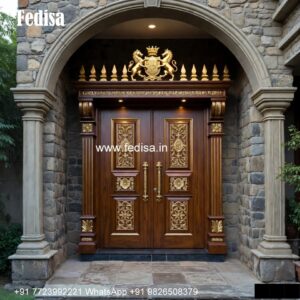 Entrance Door Design, Modern Round Door Design | Wooden Door Design 2026