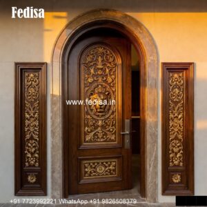 Safety Grill Gate Design For Main Door, Simple Double Door Design | Wooden Door Design 2026