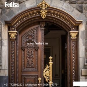 Safety Grill Gate Design For Main Door, Wooden Double Door Design For Home | Wooden Door Design 2026