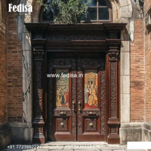 Safety Grill Gate Design For Main Door, Front Door Arch Design | Wooden Door Design 2026