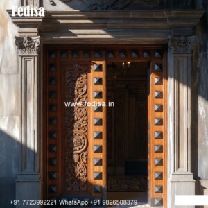 Grill Gate Design For Main Door, Panel Palla Design | Wooden Door Design 2026