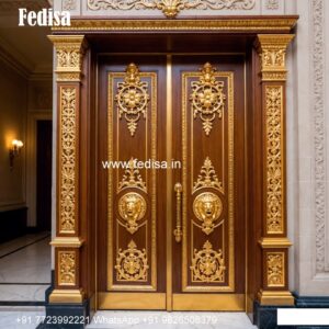 Safety Grill Gate Design For Main Door, Double Door Design Wood For Home | Wooden Door Design 2026