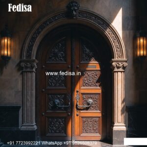 Traditional Main Door Designs For Home, Double Door Steel Gate Design | Wooden Door Design 2026