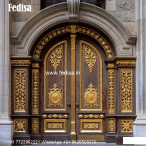 Safety Grill Gate Design For Main Door, Door Design With Glass And Wood | Wooden Door Design 2026