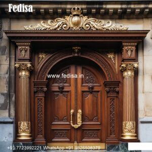 Traditional Main Door Designs For Home, Curved Door Design | Wooden Door Design 2026