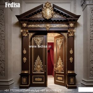 Grill Gate Design For Main Door, Double Door Simple Design | Wooden Door Design 2026