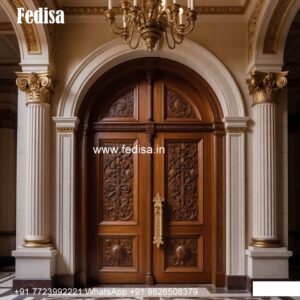 Room Gate Design, Pooja Door Design With Bells | Wooden Door Design 2026