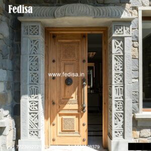 Traditional Main Door Designs For Home, Tafan Glass Door Design | Wooden Door Design 2026