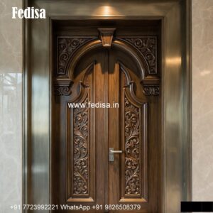 Main Entrance Door Design, Main Double Door Flower Design | Wooden Door Design 2026