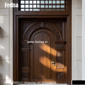 Safety Grill Gate Design For Main Door, Wooden Arch Door Design | Wooden Door Design 2026
