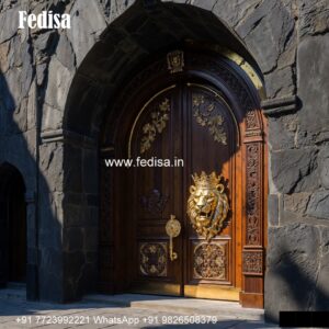Main Entrance Door Design, Swastik Design For Main Door | Wooden Door Design 2026