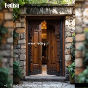 Grill Gate Design For Main Door, Glass Double Door Design | Wooden Door Design 2026