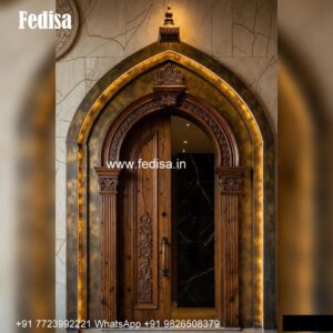 Aluminium Door Design, Front Double Door Designs With Manichitrathazhu | Single Entry Doors 2026