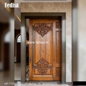 Panel Door Design, Half Mirror Door Design | Single Entry Doors 2026