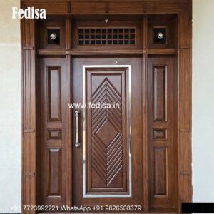 Teak Wood Door Design, Steel Safety Door Designs For Home | Single Entry Doors 2026