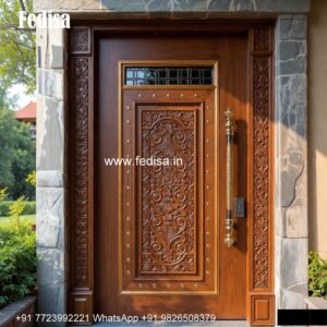 Window Door Design, Pooja Room Door Designs With Bells And Glass | Single Entry Doors 2026