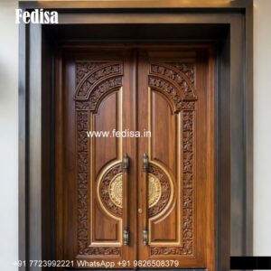 Teak Wood Door Design, Kitchen Glass Door Design | Single Entry Doors 2026