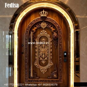 Pooja Door Design, Wooden Safety Door Designs For Homes | Single Entry Doors 2026