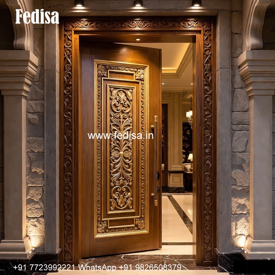 Teak Wood Door Design, Lakdi Ke Darwaje Design | Single Entry Doors 2026