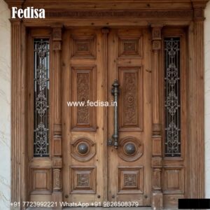 Teak Wood Door Design, Front Grill Gate Design | Single Entry Doors 2026