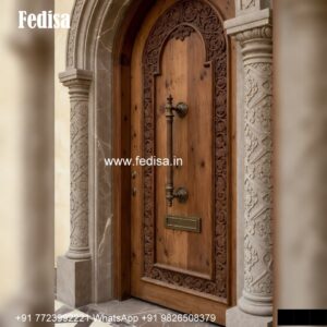 Teak Wood Door Design, Glass Door Design For Shop | Single Entry Doors 2026
