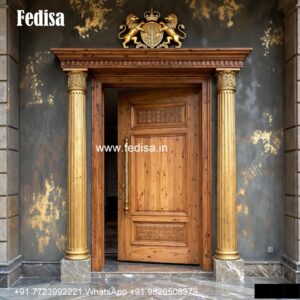 Teak Wood Door Design, Ss Safety Door Design | Single Entry Doors 2026
