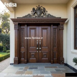 House Main Door Design, Pooja Door Design With Bells | Single Entry Doors 2026
