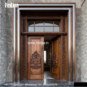 Ply Door Design, Main Door Flower Design | Single Entry Doors 2026