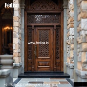 Pooja Door Design, Beauty Parlour Glass Door Design | Single Entry Doors 2026
