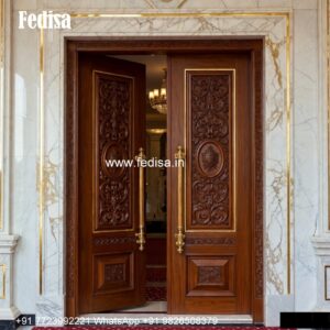 Ply Door Design, Main Door Attached Window Grill Design | Single Entry Doors 2026