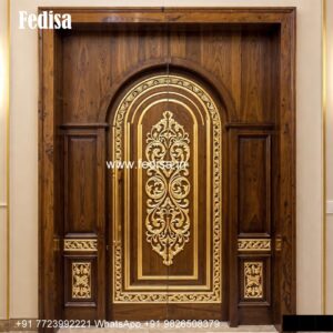 Teak Wood Door Design, Glass Design For House Front | Single Entry Doors 2026