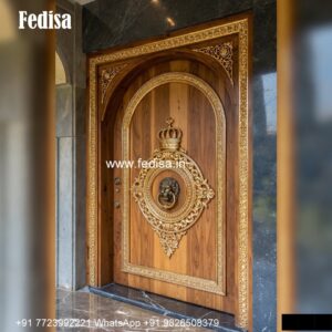 Pooja Door Design, Wood Double Door Design Latest | Single Entry Doors 2026