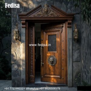 Double Door Design Catalogue, Unique Front Door Handles | Decorative Wooden Door Latest