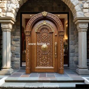 New Door Design 2164, Main Door Side Grill Design | Decorative Wooden Door Latest