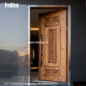 Teak Wood Door Design, Safety Door Ka Design | Decorative Wooden Door Latest