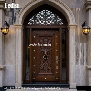 Teak Wood Door Design, Double Door Jali Gate Design | Decorative Wooden Door Latest