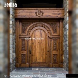 Double Door Design Catalogue, Front Door With Glass Design | Decorative Wooden Door Latest