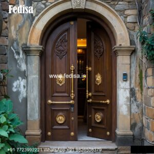 Pooja Door Design, Devudu Room Door Designs | Decorative Wooden Door Latest