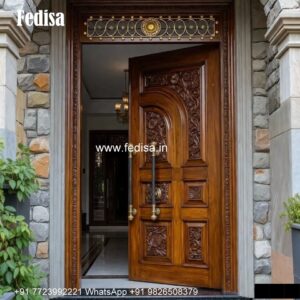 Sunmica Door Design, Home Front Iron Grill Design | Decorative Wooden Door Latest